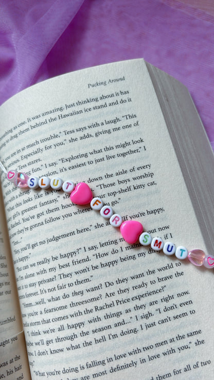 Slut for Smut ~ Charm Bookmark