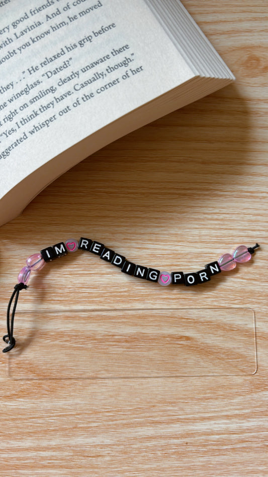 I’m Reading Porn ~ Charm Bookmark