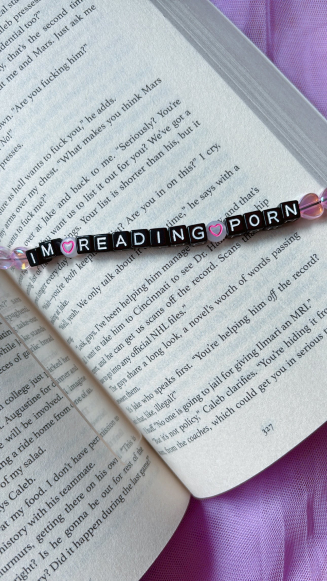 I’m Reading Porn ~ Charm Bookmark