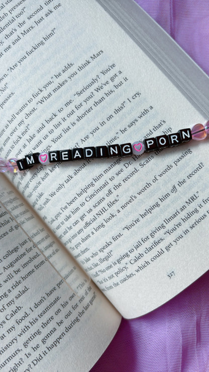 I’m Reading Porn ~ Charm Bookmark