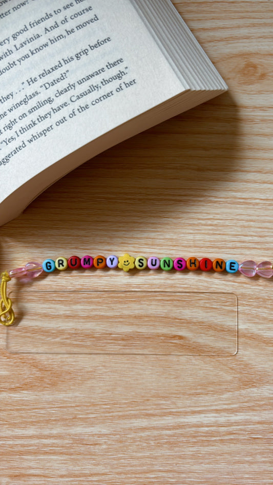 Grumpy Sunshine ~ Charm Bookmark