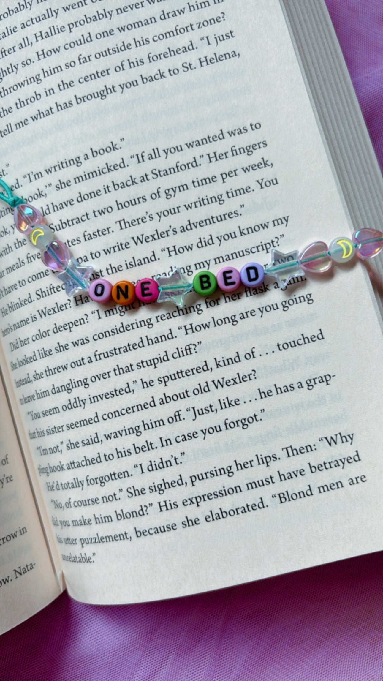 One Bed ~ Charm Bookmark